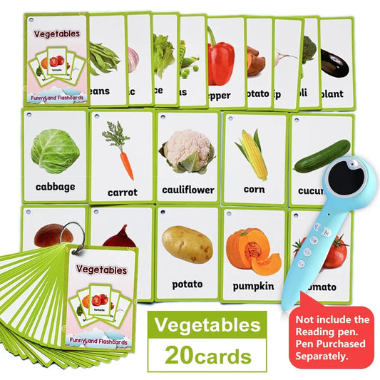 26 categories 760 kids cards Colors Shape Vegetable Fruits In English Word Learning Card Early Education children Pocket Card